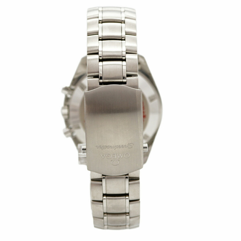 歐米茄超霸系列3506.31銀色錶盤男士腕錶-7