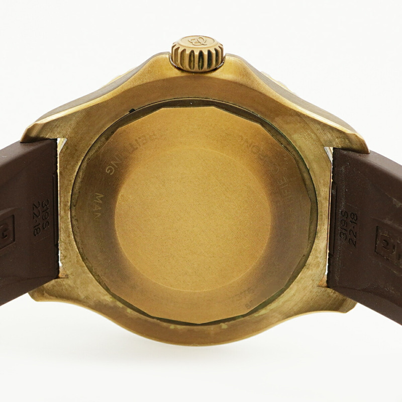 百年靈超級海洋系列 N17376 棕色錶盤男士腕錶-5