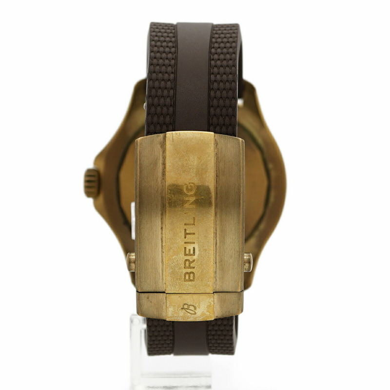 百年靈超級海洋系列 N17376 棕色錶盤男士腕錶-6