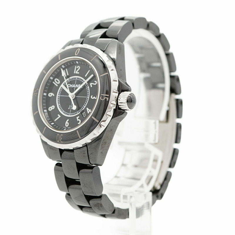 香奈兒 J12 H0682 黑色錶盤小姐腕錶-2