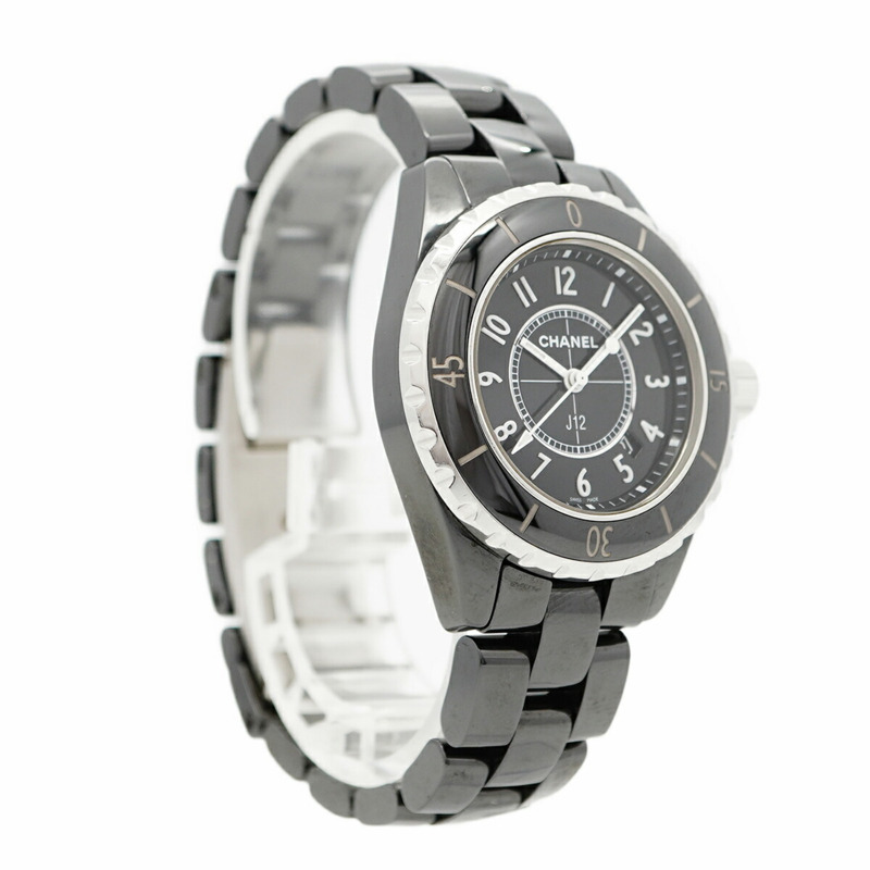 香奈兒 J12 H0682 黑色錶盤小姐腕錶-3