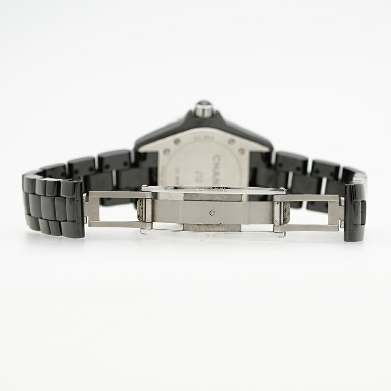 香奈兒 J12 H0682 黑色錶盤小姐腕錶-4