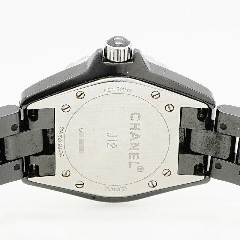 香奈兒 J12 H0682 黑色錶盤小姐腕錶-5