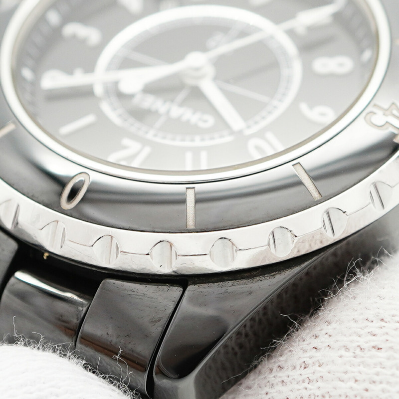 香奈兒 J12 H0682 黑色錶盤小姐腕錶-7