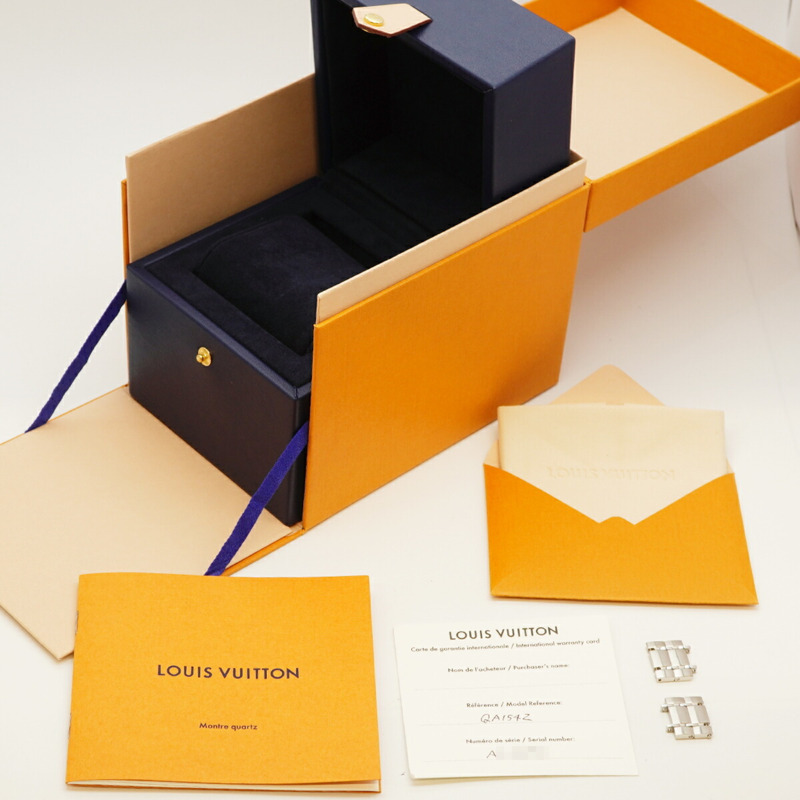 路易威登 Tambour QA145 男士黑色錶盤腕錶-1