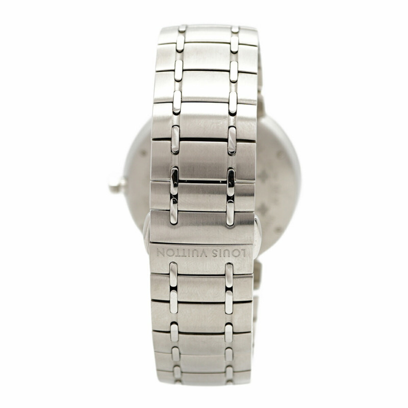 路易威登 Tambour QA145 男士黑色錶盤腕錶-7