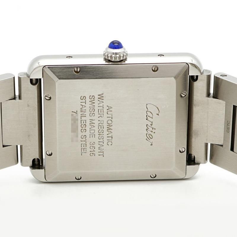 卡地亞 Tank Solo XL W5200028 銀色錶盤男士腕錶-5