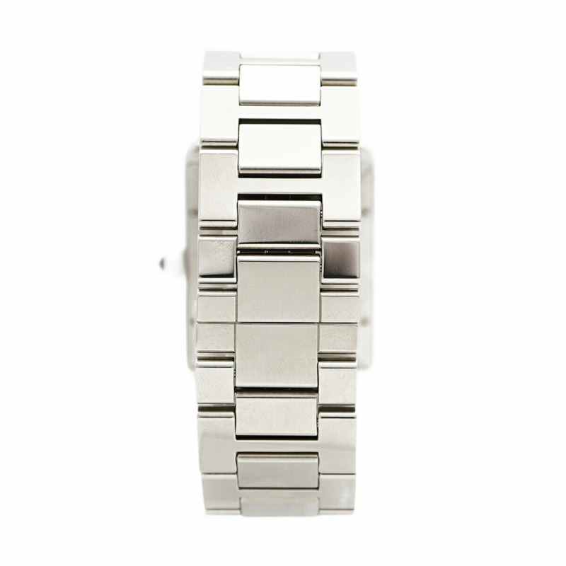 卡地亞 Tank Solo XL W5200028 銀色錶盤男士腕錶-7