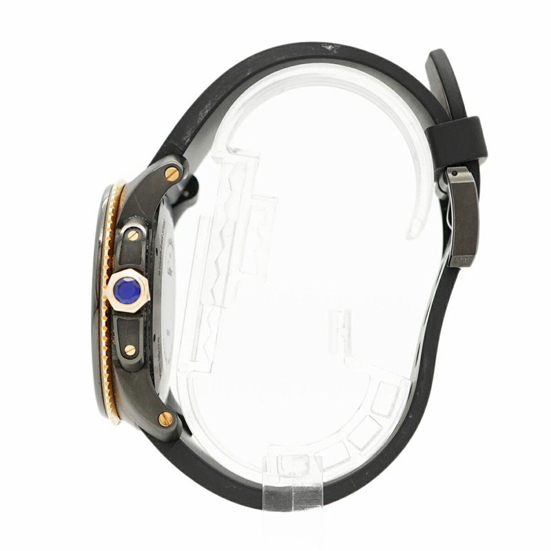 卡地亞 Calibre de Diver W2CA0004 黑色錶盤男士腕錶-8