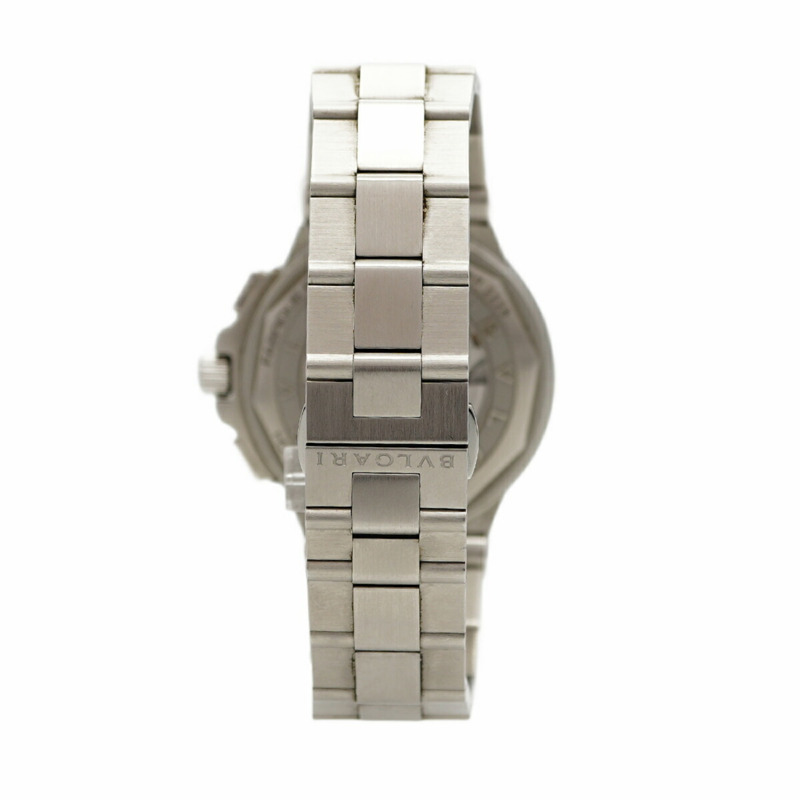 寶格麗 Diagono Calibro 303 DG42SCH 黑色錶盤男士腕錶-8