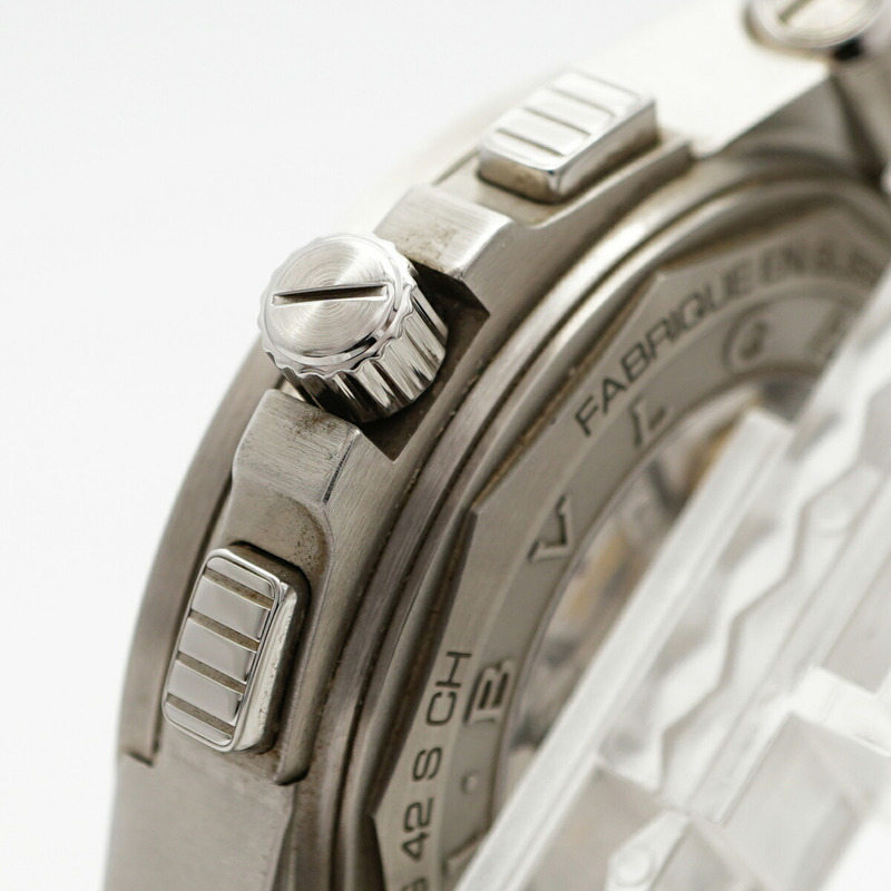 寶格麗 Diagono Calibro 303 DG42SCH 黑色錶盤男士腕錶-11