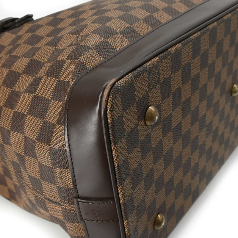 路易威登 West End PM Damier 波士頓包，棕色 Ebene 小牛皮肩帶款 (N41130)-6