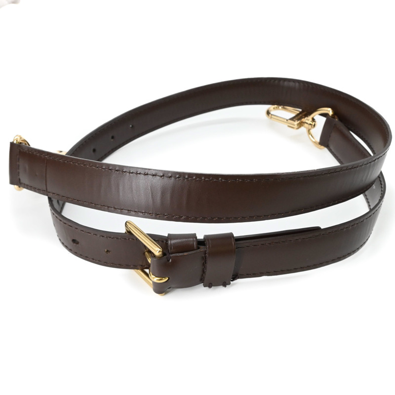 路易威登 West End PM Damier 波士頓包，棕色 Ebene 小牛皮肩帶款 (N41130)-14