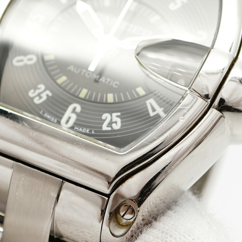 卡地亞 Roadster LM W62004V3 黑色錶盤男士腕錶-7