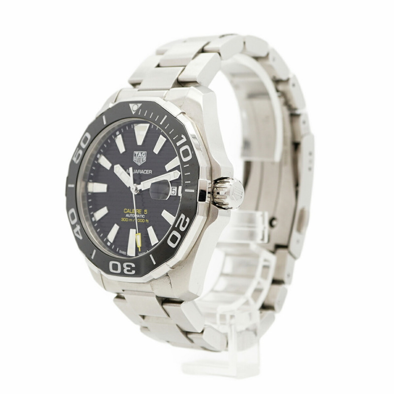 TAG Heuer Aquaracer WAY201A 黑色錶盤男士手錶-2