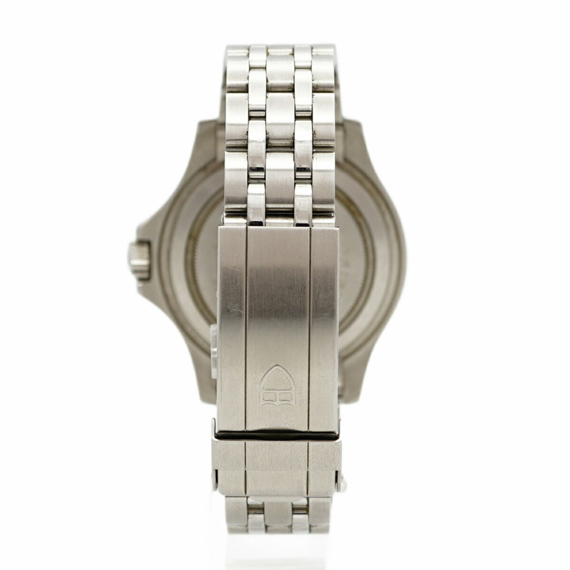 帝舵王子系列日期顯示Hydronaut 89190藍色錶盤男士腕錶-8