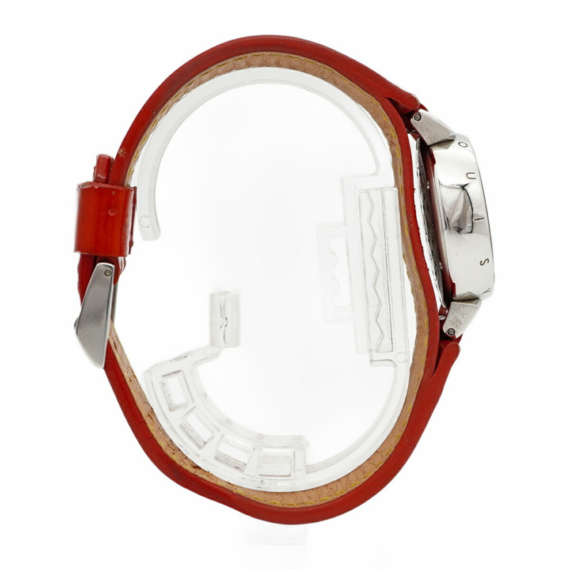 路易威登 Tambour Q1216 粉紅錶盤女士腕錶-10