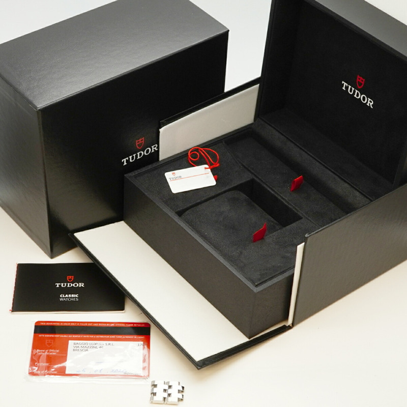 帝舵 Glamour 雙日曆 57100 銀色錶盤男士腕錶-1