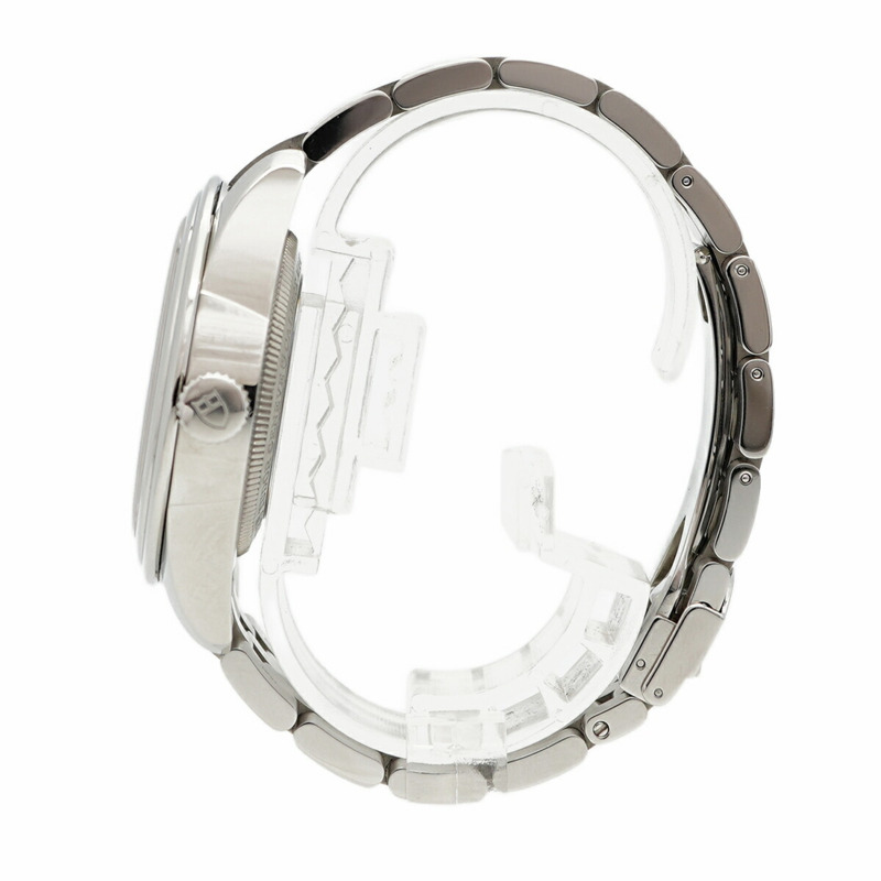 帝舵 Glamour 雙日曆 57100 銀色錶盤男士腕錶-9