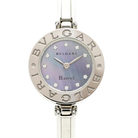 寶格麗 B.zero1 BZ22S 藍色錶盤小姐腕錶