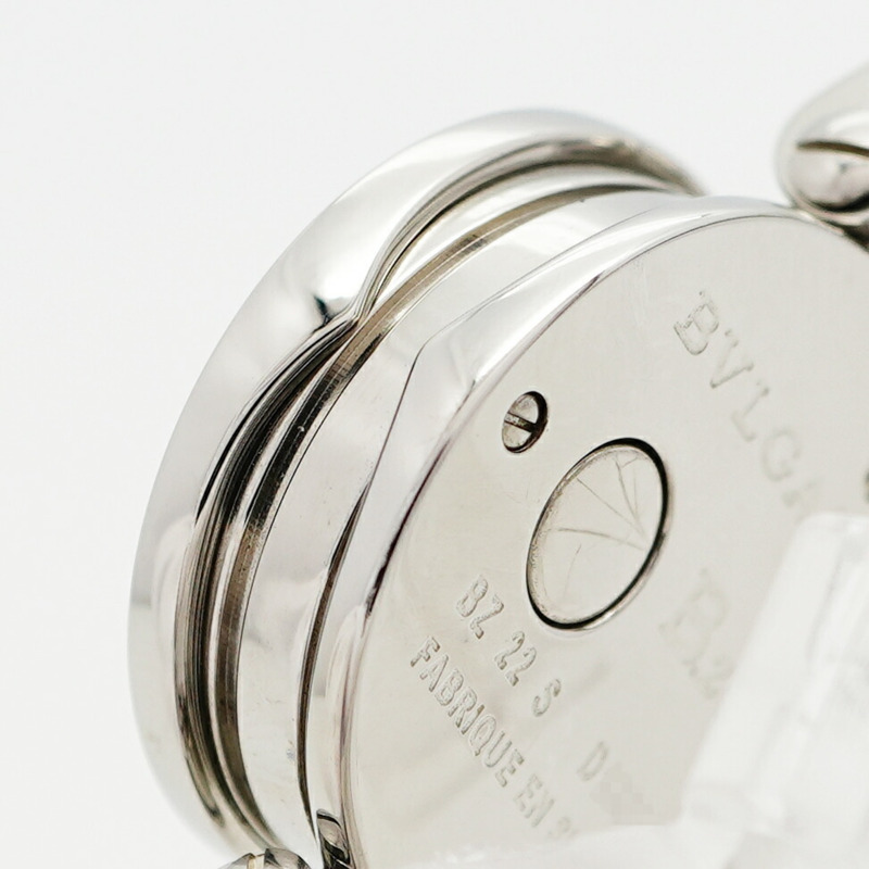 寶格麗 B.zero1 BZ22S 藍色錶盤小姐腕錶-10