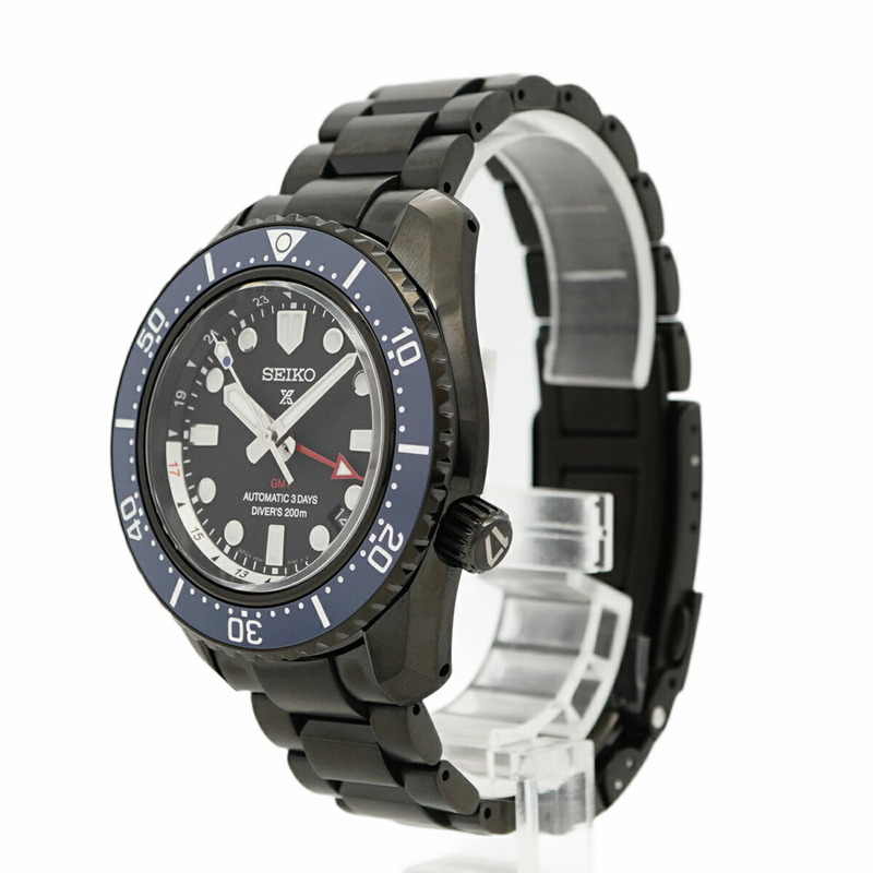 精工 Prospex SBEJ023 6R54-00J0 黑色錶盤男士腕錶-2