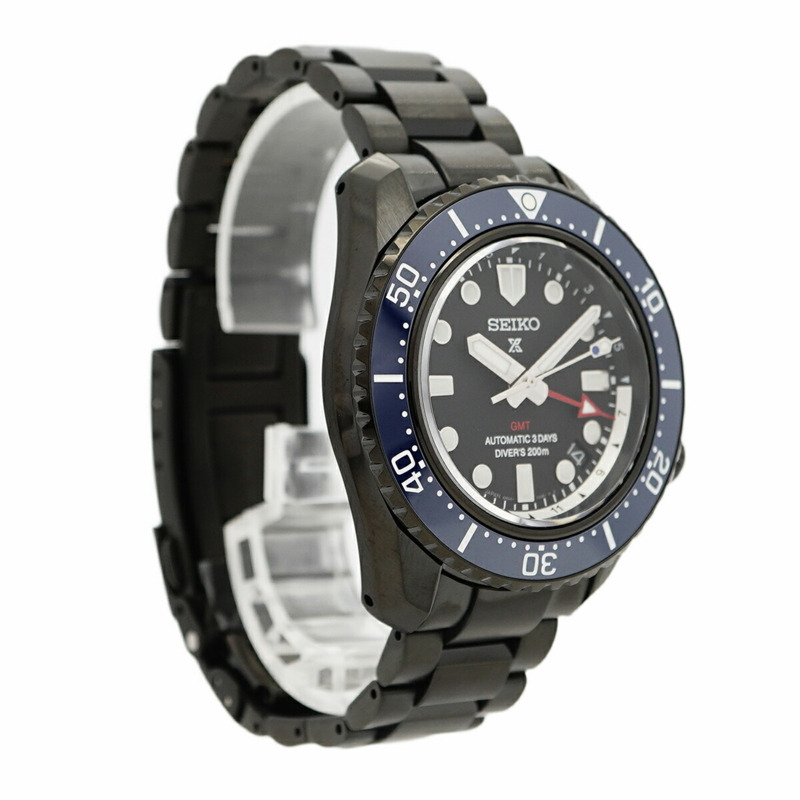 精工 Prospex SBEJ023 6R54-00J0 黑色錶盤男士腕錶-3