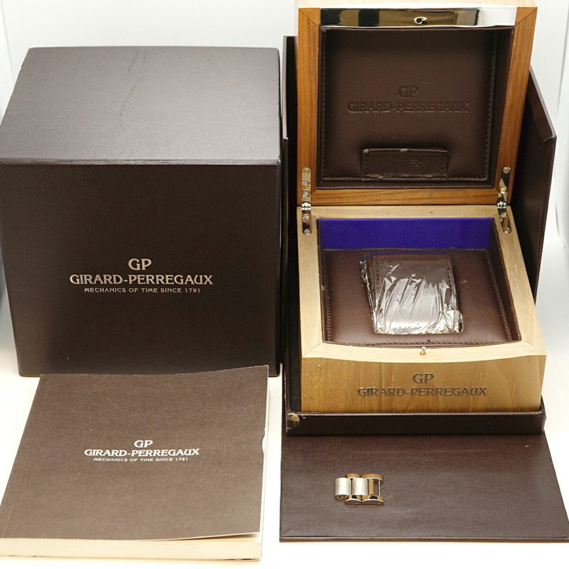 芝柏 (Girard-Perregaux) 1945 25835 灰色錶盤男士腕錶-1