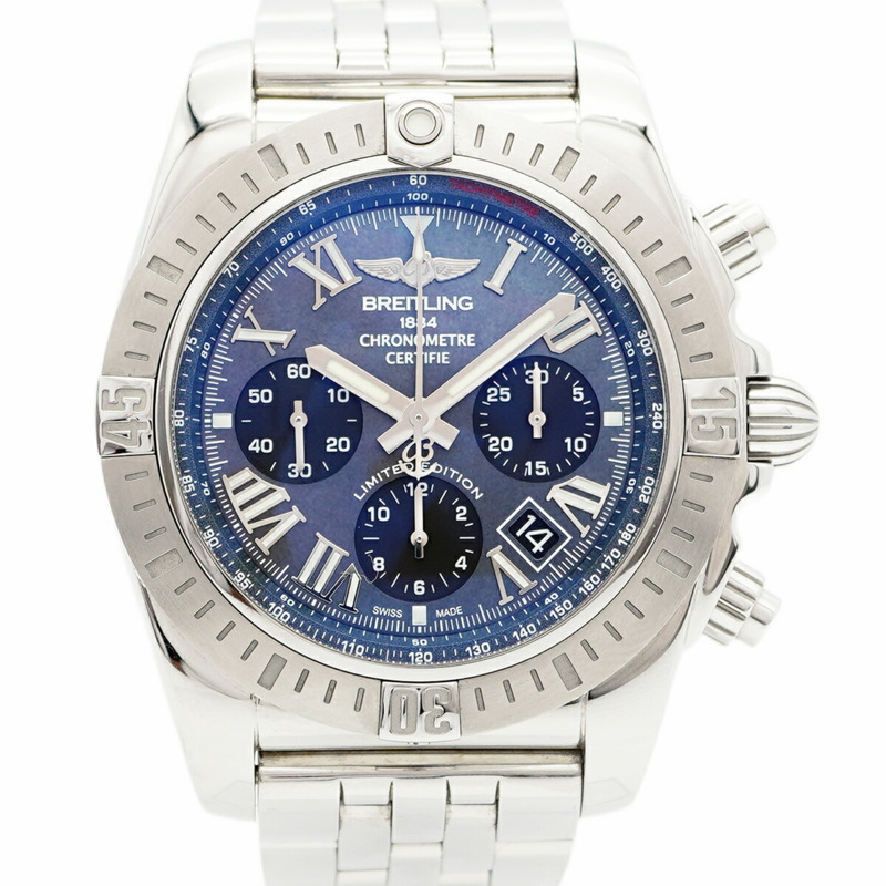 Breitling Chronomat 44 AB0115 海軍藍錶盤男錶-0