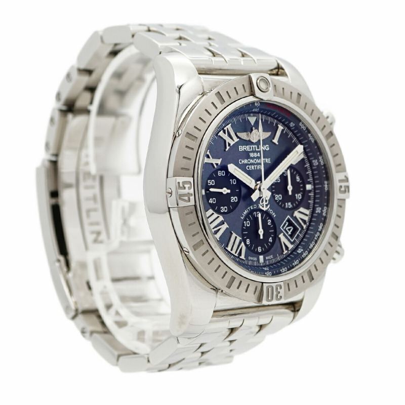 Breitling Chronomat 44 AB0115 海軍藍錶盤男錶-3