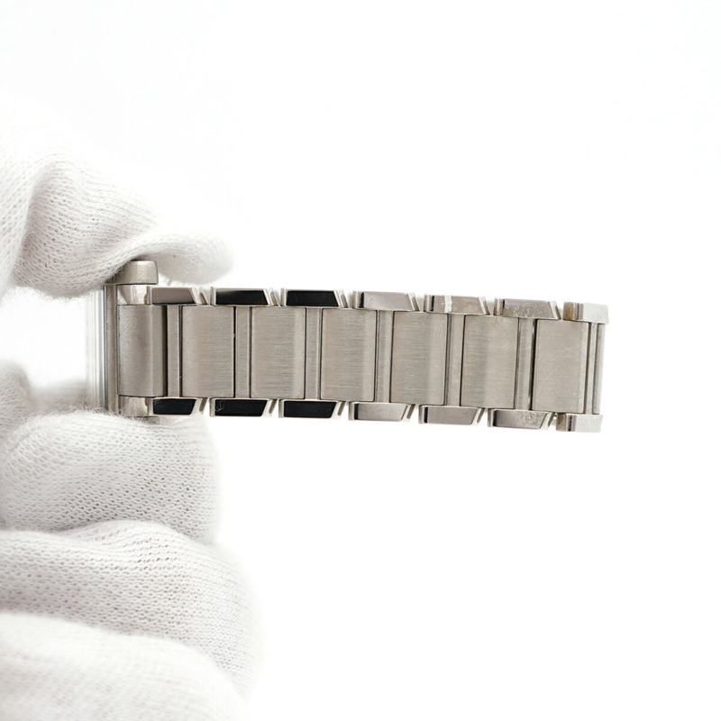 卡地亞 Tank Française SM W51008Q3 象牙色錶盤女士腕錶-6