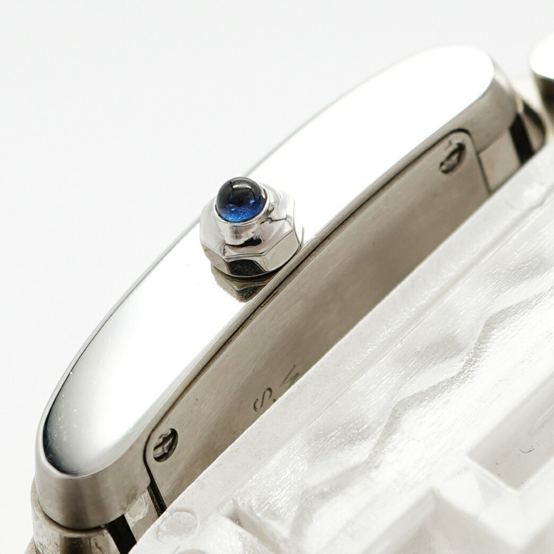 卡地亞 Tank Française SM W51008Q3 象牙色錶盤女士腕錶-10