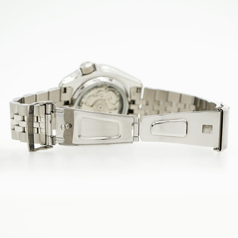 精工5號運動系列SBSC017 4R35-00A0銀色錶盤男士腕錶-4