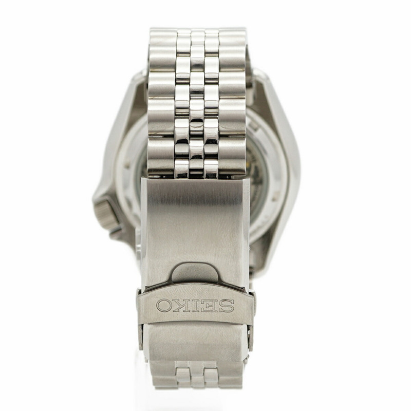 精工5號運動系列SBSC017 4R35-00A0銀色錶盤男士腕錶-7