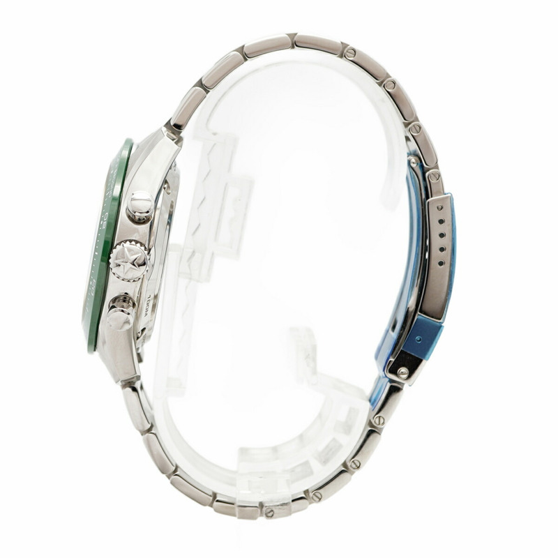 真力時 Chronomaster Sport 吉田特別版 03.3107.3600 56.M3100 綠色錶盤男士腕錶-8