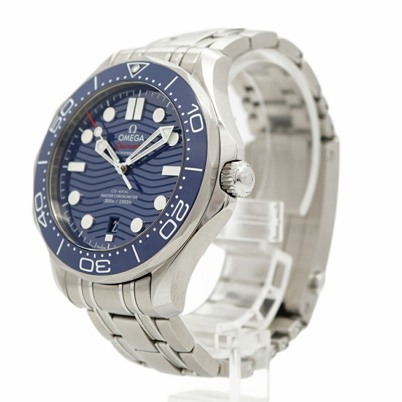 歐米茄海馬系列 210.30.42.20.03.001 藍色錶盤男士腕錶-2