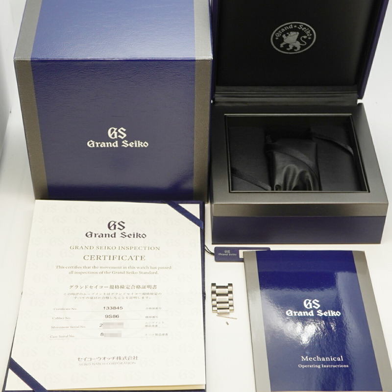 精工 Grand SBGJ213 9S86-00A0 黑色錶盤男士腕錶-1