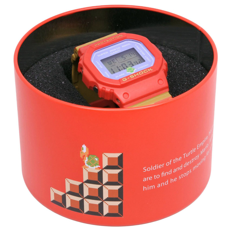 卡西歐 CASIO G-SHOCK 腕錶 G-Shock DW-5600 樹脂材質 日本製造 石英數位顯示 紅色錶盤 女士款-7