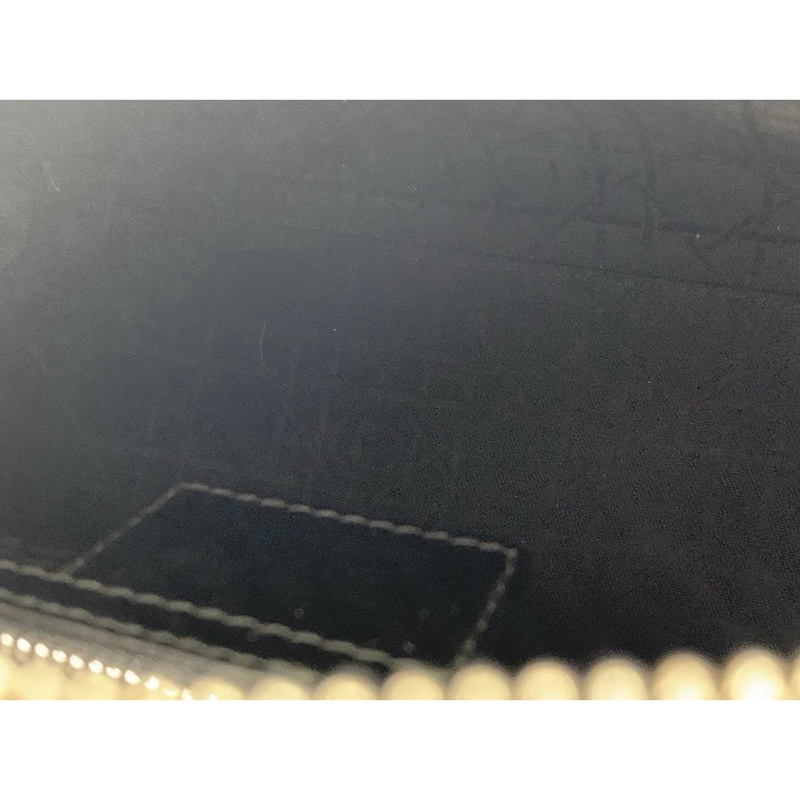 迪奥 dior五格黑色漆皮銀扣戴妃包，2014年購入-4