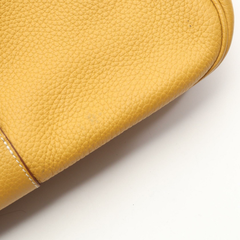 愛馬仕 Bourlingue 單肩斜背包 065869CP Clemence 皮革 Curry 二手 R-6