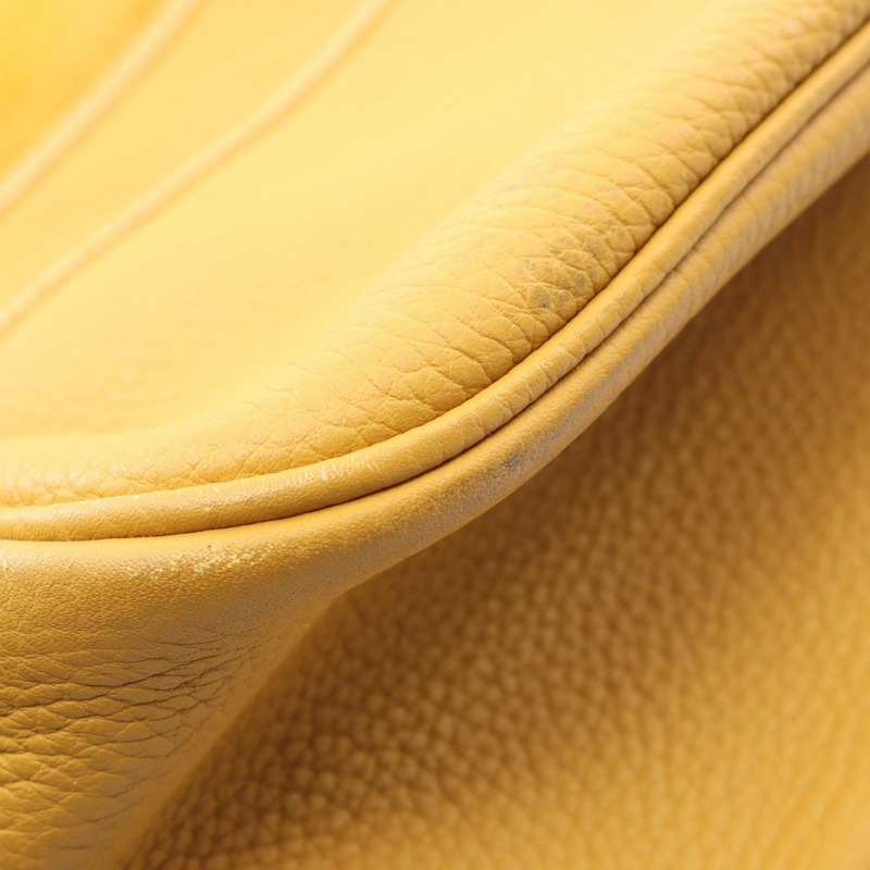 愛馬仕 Bourlingue 單肩斜背包 065869CP Clemence 皮革 Curry 二手 R-7