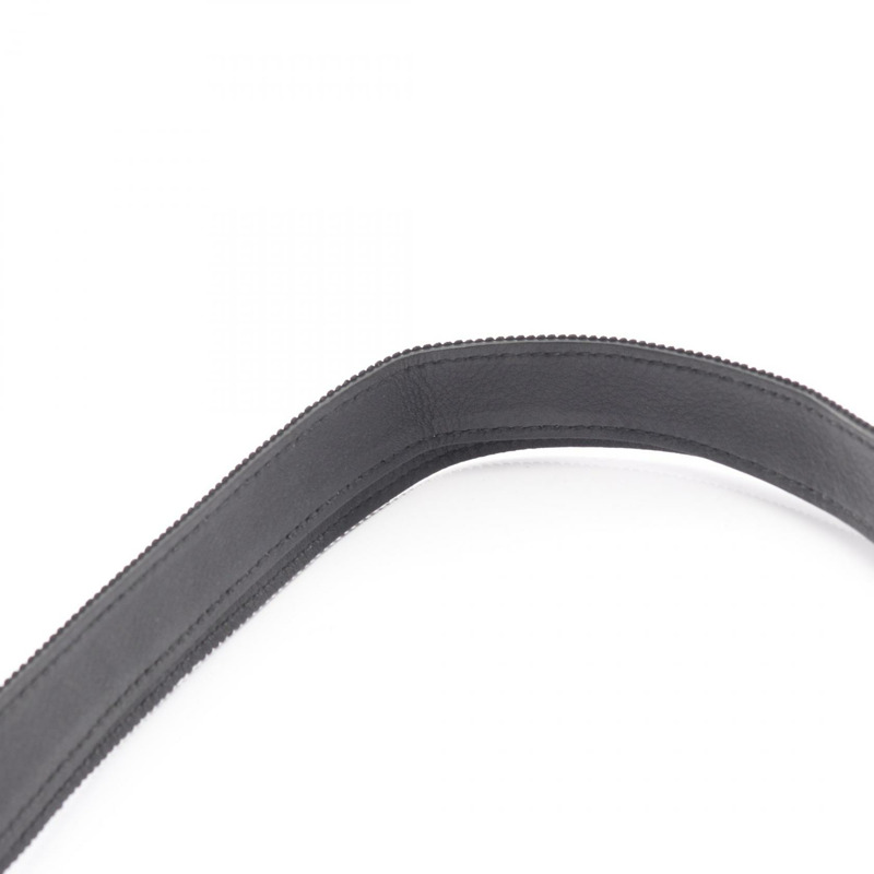 香奈兒 COCO 標誌帆布錶帶，鍍金，黑白配色，二手，女士，雙C標誌-6