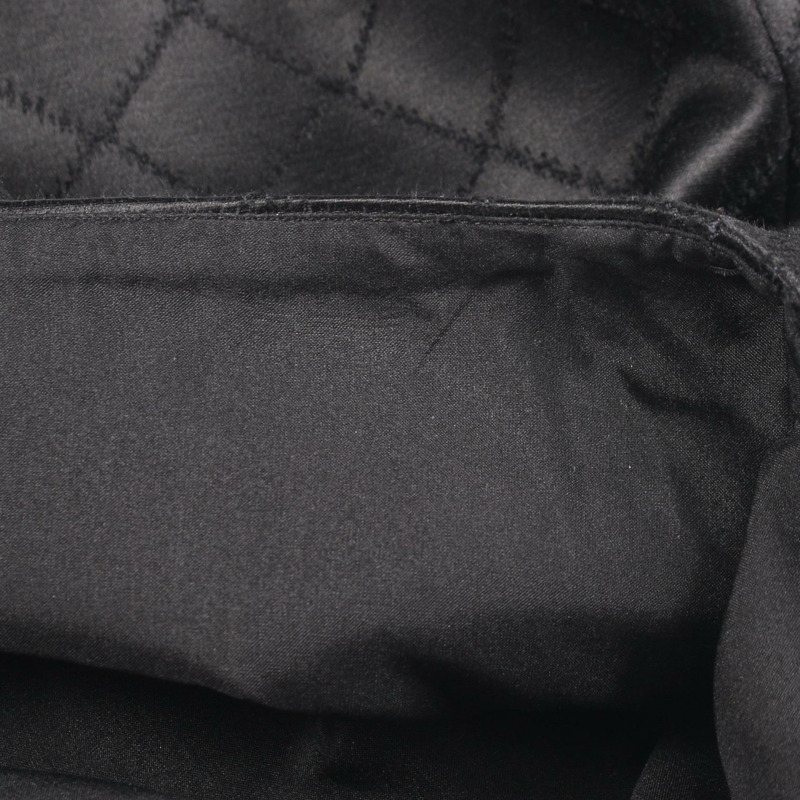 香奈兒 COCO 標誌紐扣半身裙 P71186V47663 棉絲混紡 黑色 二手 女款 38碼-6