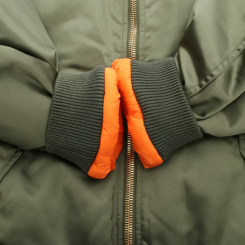 GUCCI ARCUS CAELESRIS 束腰夾克尼龍卡其色二手男士尺寸 48-6