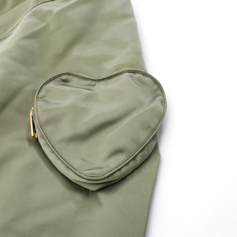 GUCCI ARCUS CAELESRIS 束腰夾克尼龍卡其色二手男士尺寸 48-7