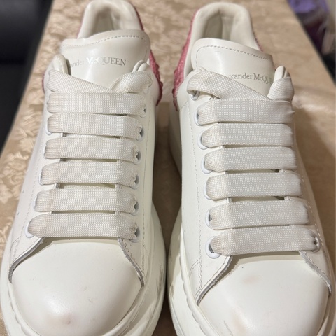 McQueen MQ 女鞋 粉色水鑽