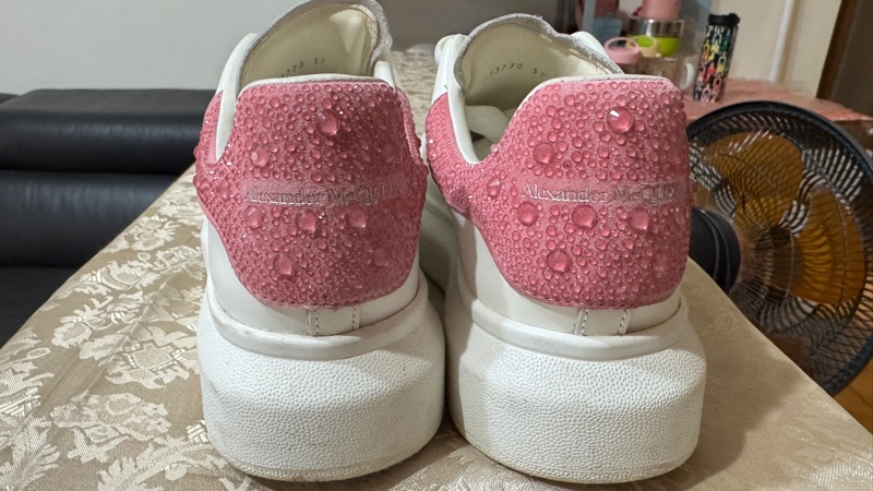 McQueen MQ 女鞋 粉色水鑽-2