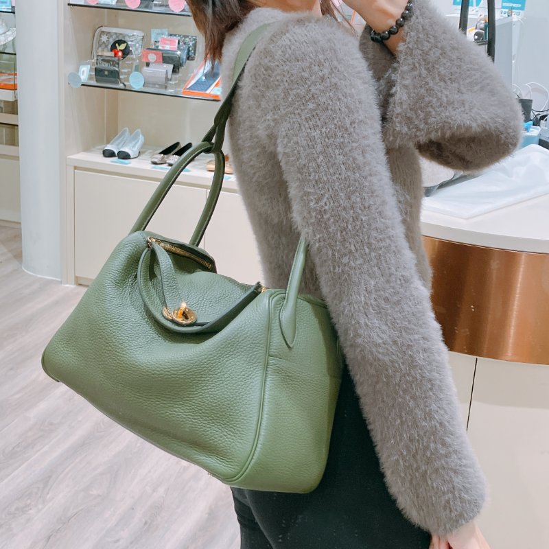 TK1924 愛馬仕 Lindy 30手挽肩背兩用袋 Very Veronese x GHW-1