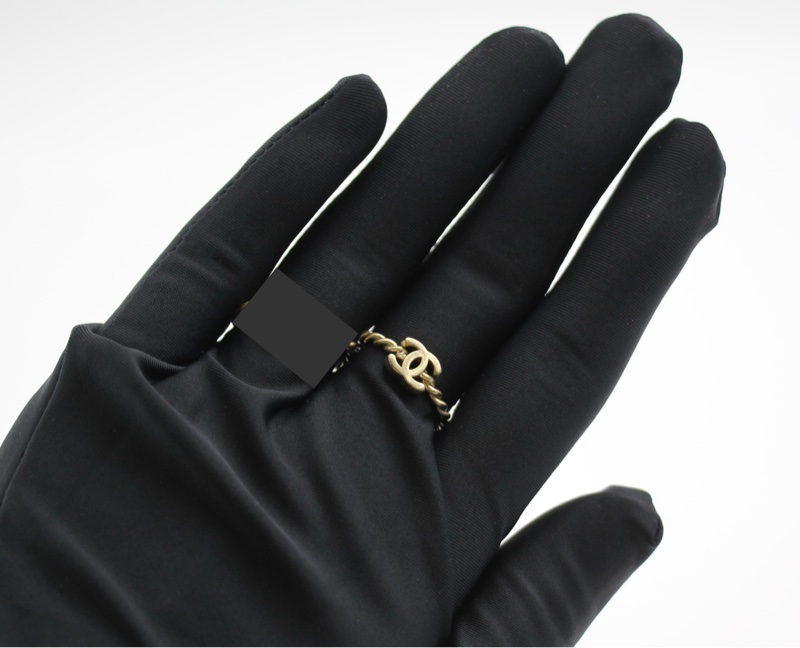 Chanel B11A 金屬Coco Mark戒指-6