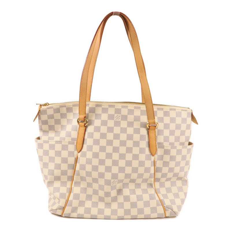 LOUIS VUITTON Damier Azur Totally MM金扣肩背袋-0